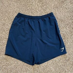 Gymshark Dark Blue Athletic Shorts